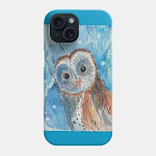 Owl in the woods Phone Case
