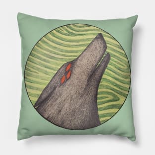 Dread Wolf Rises Pillow