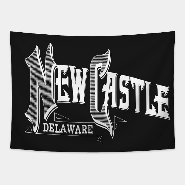 Vintage New Castle, DE Tapestry by DonDota