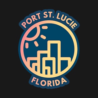 Port St. Lucie Florida badge T-Shirt