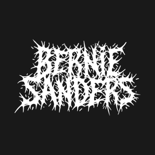 Bernie Sanders Grindcore Metal logo T-Shirt