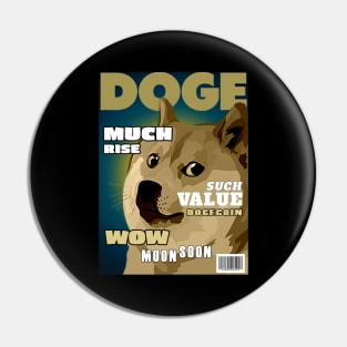 DOGE Magazine Cover Pin