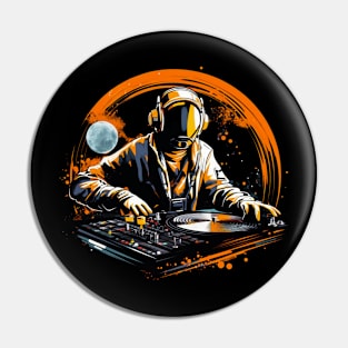 Dj Astronaut Pin