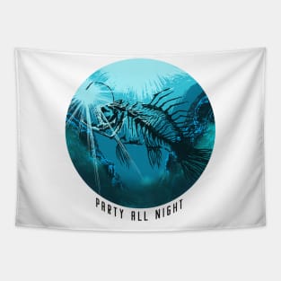 Angler fish, Electronic, Music, Party, Festival Tapestry