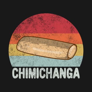 Retro Chimichanga Lovers Gift T-Shirt