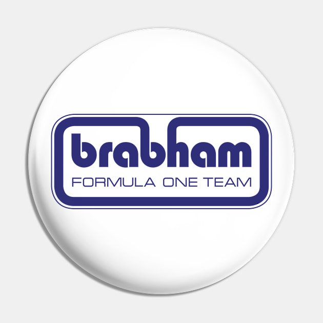 Brabham Formula One Team logo 1973/4 - brabham blue print Pin by retropetrol