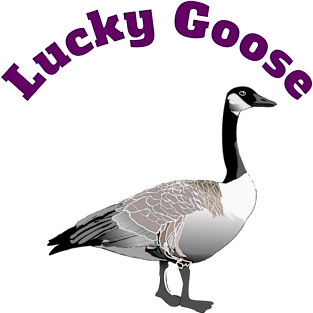 Lucky Goose Funny Geese Lovers Gift Magnet