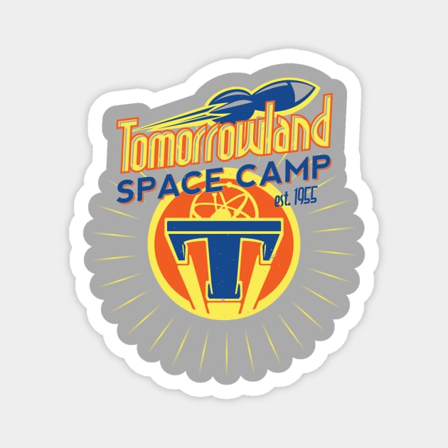 Tomorrowland Space Camp Magnet by Shapooda