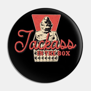 Jackass In The Box by Buck Tee Pin