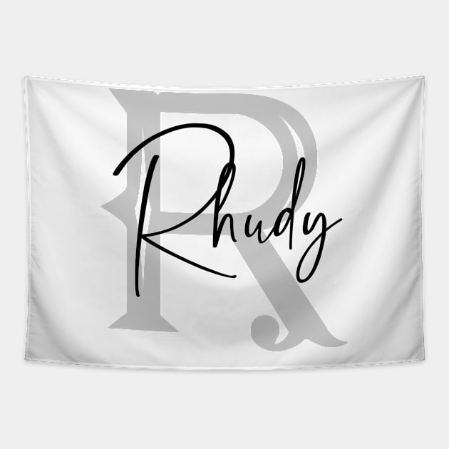 Rhudy Second Name, Rhudy Family Name, Rhudy Middle Name Tapestry by Huosani