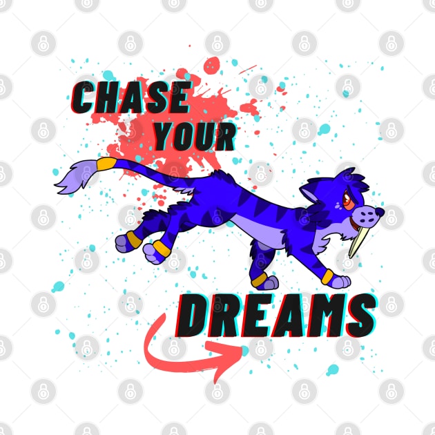 CHASE YOUR DREAMS! Purple Cat by FeralAether