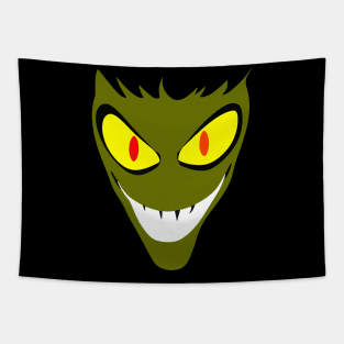 Scary goblin face Tapestry