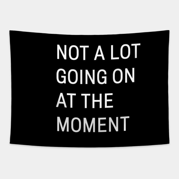 Not A Lot Going On At The Moment Tapestry by Little Duck Designs