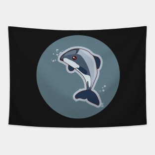 New Zealand Marine Animals - Hectors Dolphin Tapestry