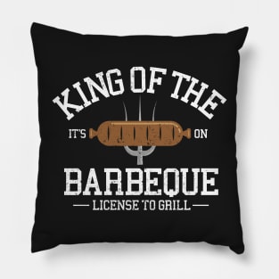 King of the Barbeque Pillow