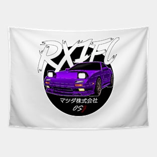 JDM RX-7 [FC] Purple Black Sun Edition Tapestry