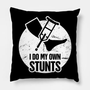 Stunts - Funny Broken Ankle Get Well Soon Gift Pillow