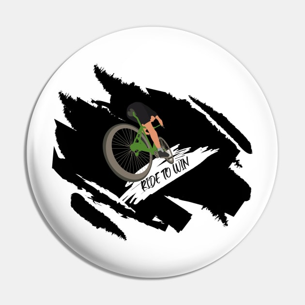 black white green brown ride to win bike bicycle t-shirt design concept dress cloth costume Pin by ACH PAINT