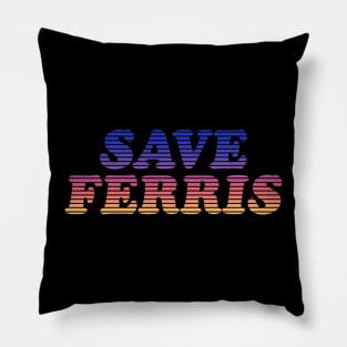 Save Ferris Classical Sunset Pillow