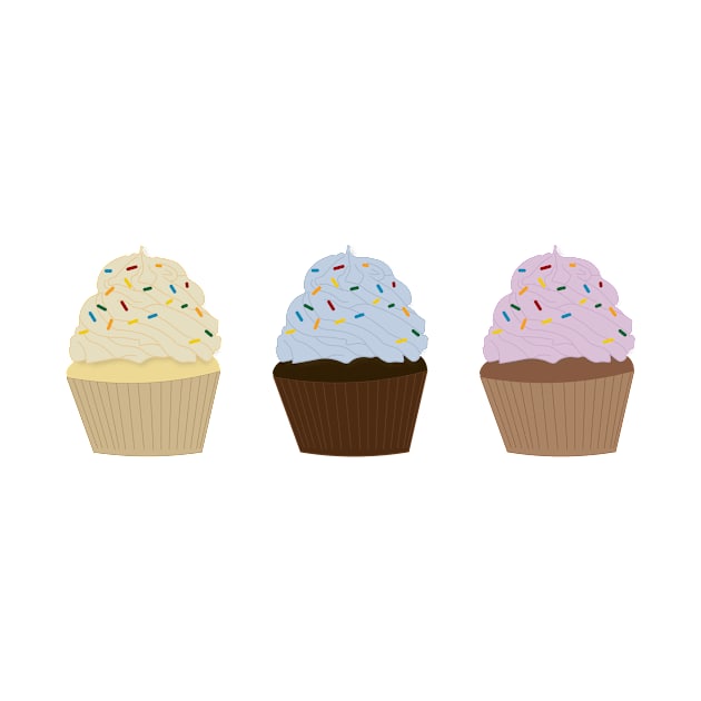 3 Cupcakes Pack by sydneyurban