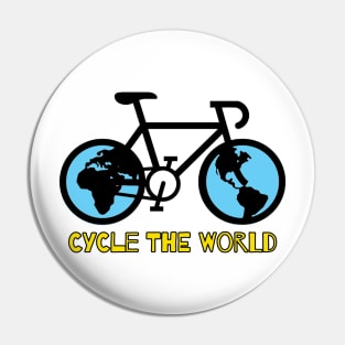 Cycle The World Pin