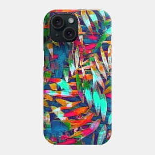 Bamboo Leaves Colorful Design Phone Case