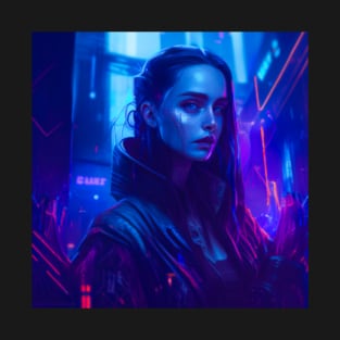 Wednesday Addams Cyberpunk 2 T-Shirt