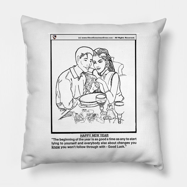 New Year Changes Pillow by ClassConsciousCrew.com