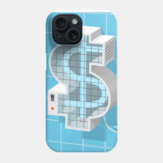 $ Zapper Phone Case by John Holcroft