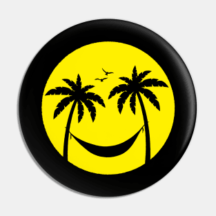 Smiley Summer Pin