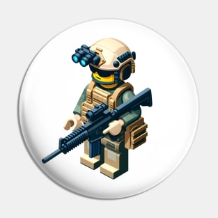 Tactical LEGO Pin