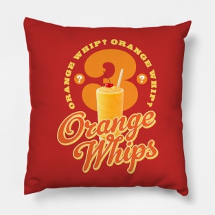 3 Orange Whips Pillow