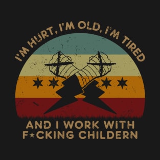 I'M Hurt, I'M Old, I'M Tired CM Retro Sunset T-Shirt