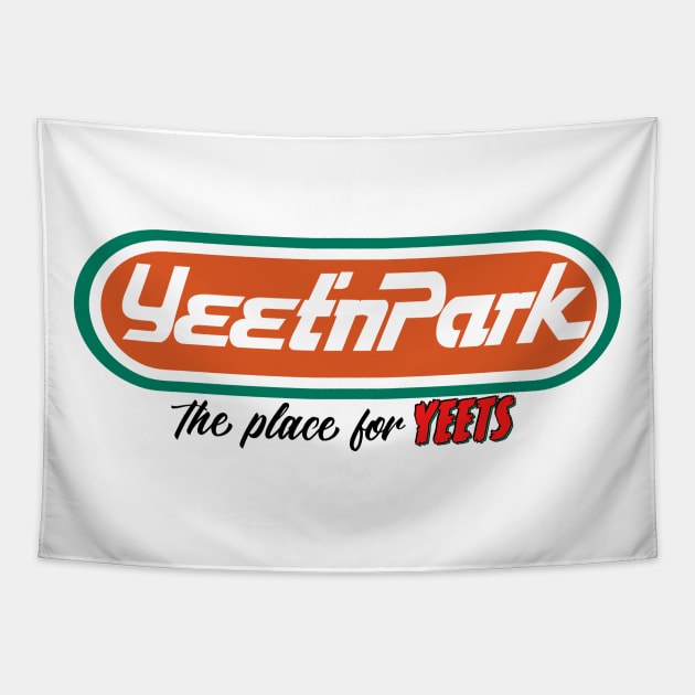 Yeet n' Park Tapestry by Halloween is Forever