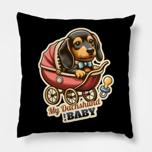 Baby dachshund Pillow