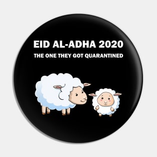 Happy Eid Mubarak 2020 Al-Adha Quarantine Lockdown Social Distancing Qurbani Udhiyah Funny Gift Pin