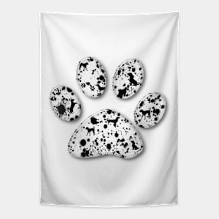 3D Dog Paw Tapestry