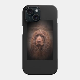 Portrait of a Sussex Spaniel Phone Case