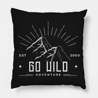 Go wild soul searching adventures Pillow