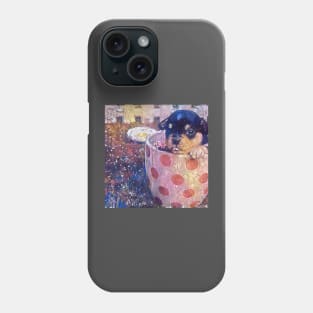 Cute puppy painting (pet, dog, pretty and hiking) Phone Case