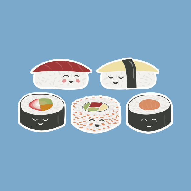 Happy Sushi by sixhours