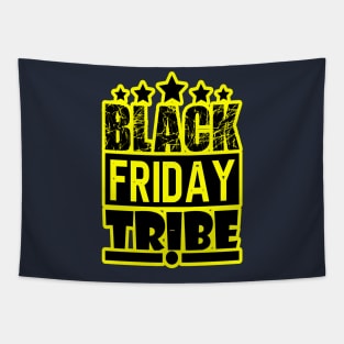 black friday, yellow and black friday Tapestry