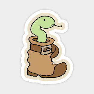 Snoot (Snake Boot) Magnet