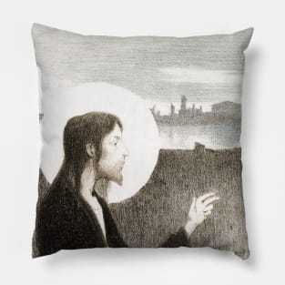Christ returns to His old Neighborhood Pillow
