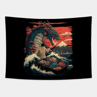 The Dragon off Kanagawa Tapestry