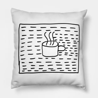 The painting of a cup Pillow