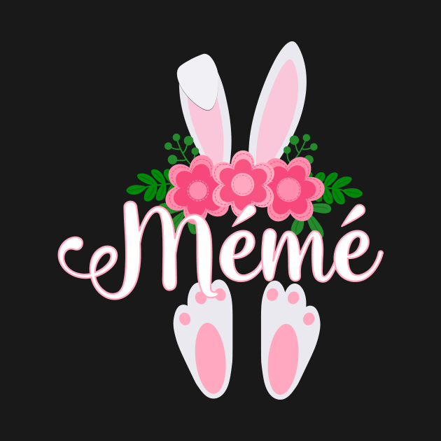 EASTER BUNNY MEME FOR HER - MATCHING EASTER SHIRTS FOR WHOLE FAMILY by KathyNoNoise