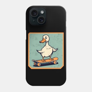 Goose on skateboard Goose Skater Phone Case