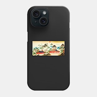 Temple complex in Vietnam, motif 1 Phone Case