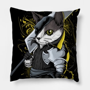 killer cat Pillow